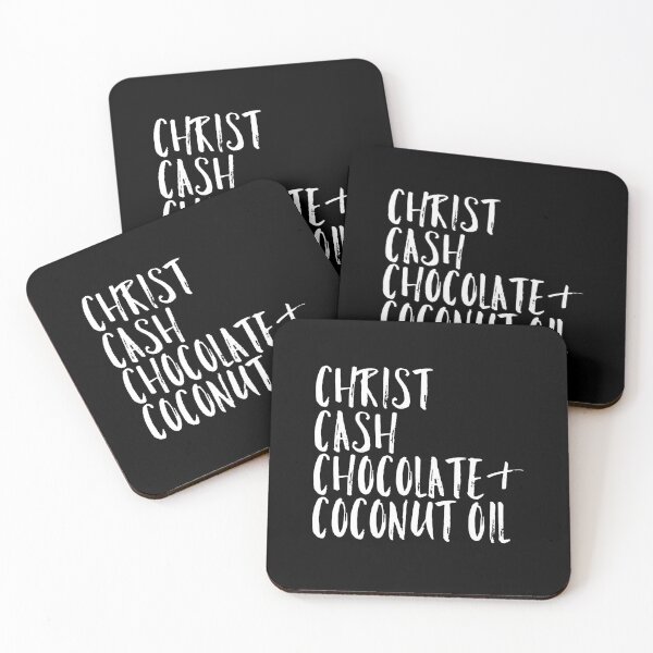 Item preview, CHRIST,  CASH, CHOCOLATE,  AND COCONUT OIL designed and sold by thekyngsqueen.