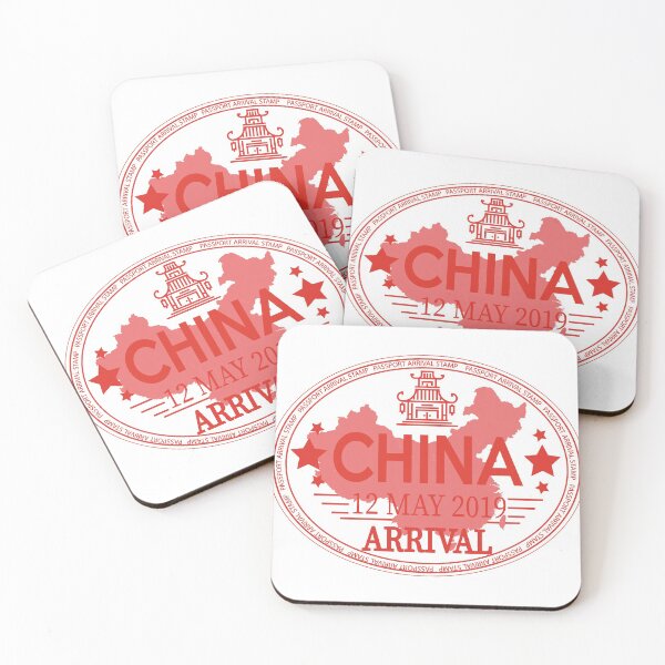 Item preview, China Passport Arrival Stamp designed and sold by avionbubble.