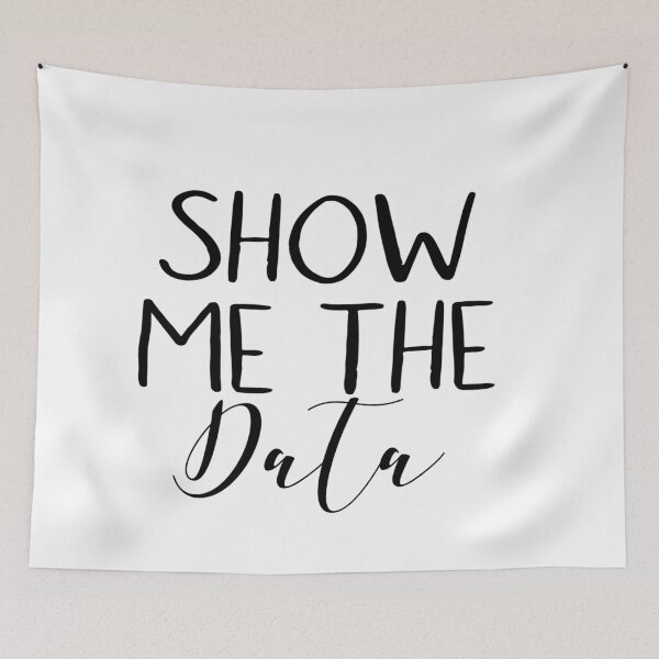Item preview, Show Me the Data designed and sold by EvyStickersx.