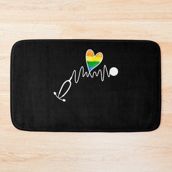 Item preview, Proud LGBT Nurse Stethoscope Heart Cute Gift  designed and sold by Akmloza.