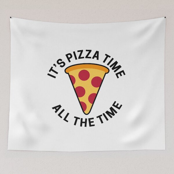 Item preview, It's Pizza Time All The Time designed and sold by fearcity.