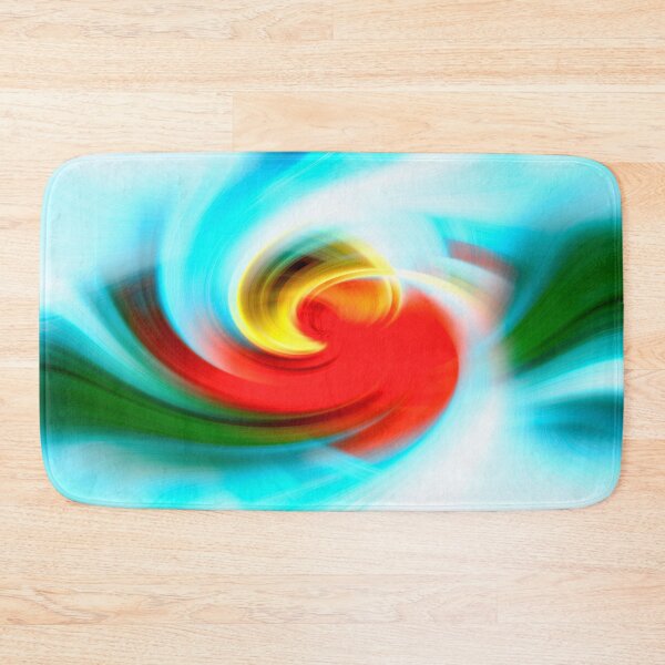 Item preview, Colour Cocaine Twirl Turquoise red designed and sold by FOLK ART FUSION by heidiannemorris.