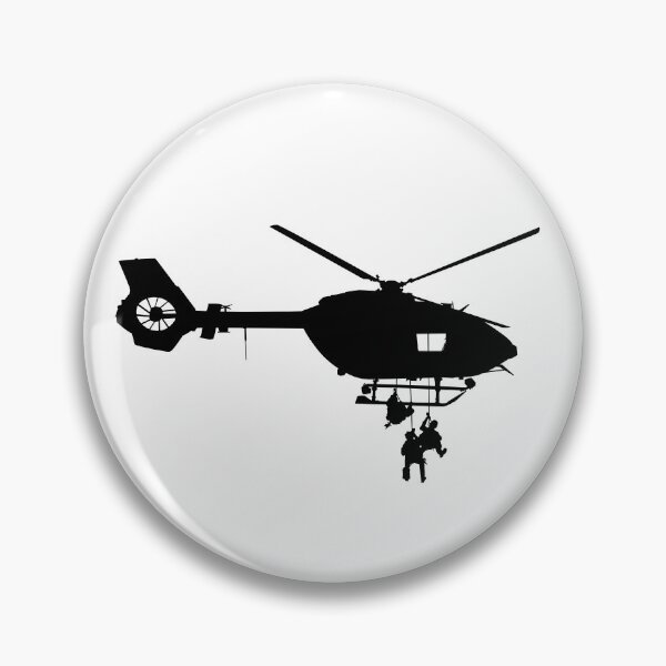 Item preview, Helicopter H 145 M / H145M Air Force, German Air Force, Police Special Forces abseil from helicopter. silhouette designed and sold by Marcin Adrian.