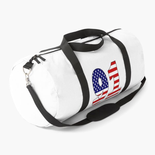 Item preview, Number 91 with USA flag on the background designed and sold by AllShirts21.