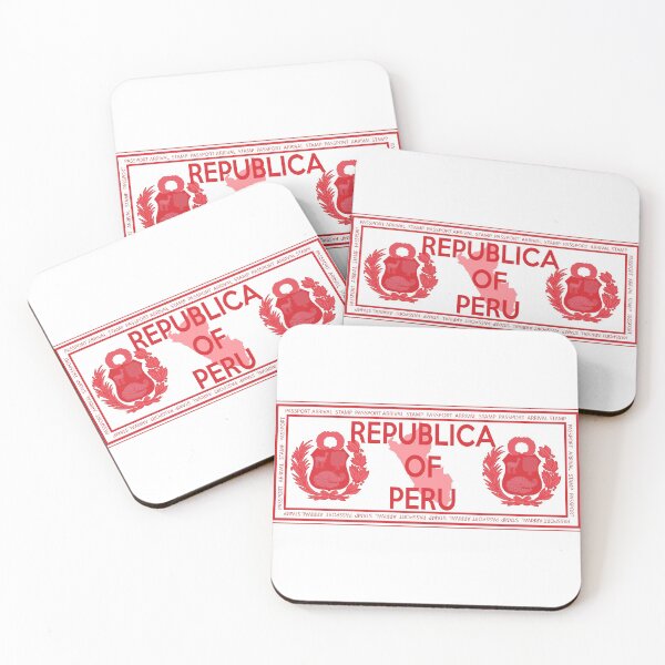 Item preview, Republic of Peru Passport Arrival Stamp designed and sold by avionbubble.