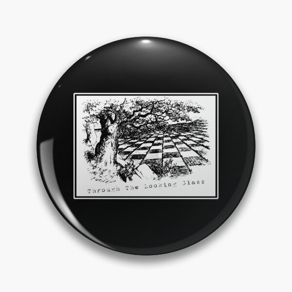 Item preview, Forest Chessboard Black - Alice in Wonderland - Through the Looking Glass designed and sold by KoolMoDee.