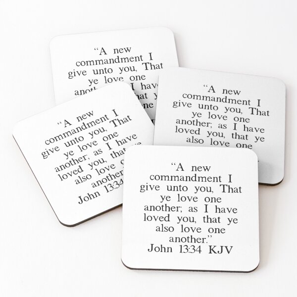 Item preview, John 13:34 KJV designed and sold by IBMClothing.