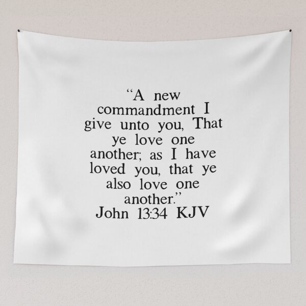 Item preview, John 13:34 KJV designed and sold by IBMClothing.
