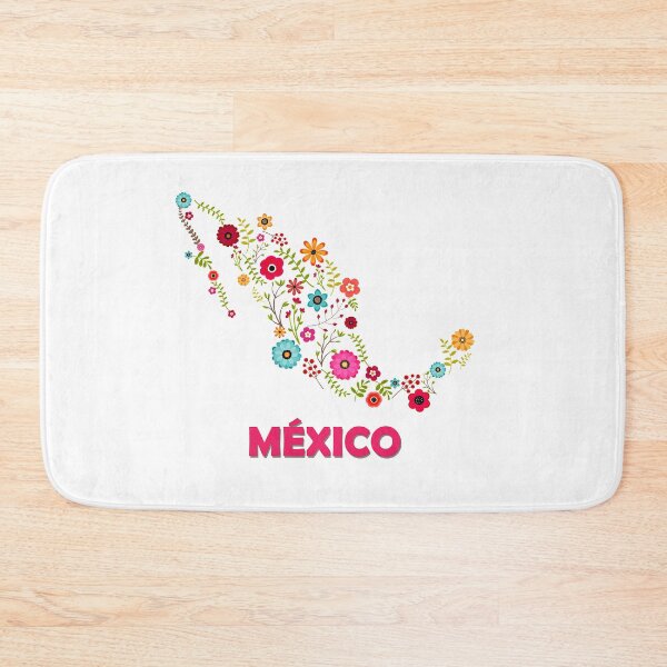 Item preview, Mexico map flowers designed and sold by myrgomez.