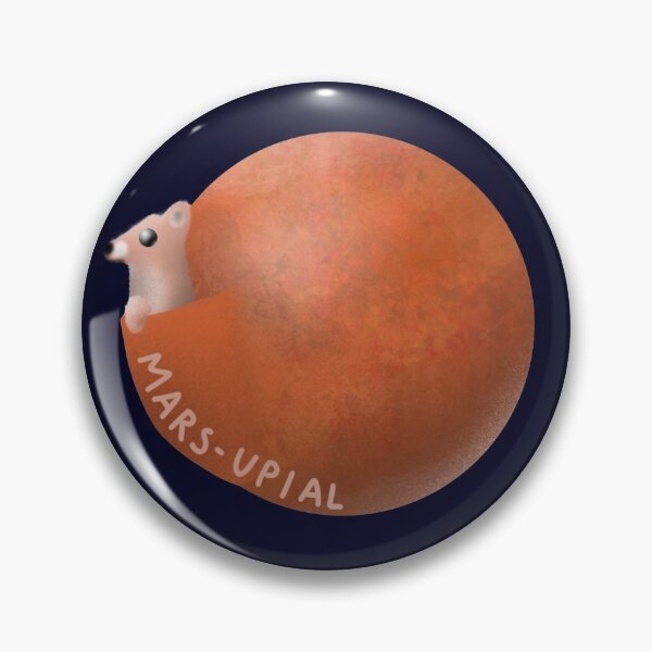 Item preview, Mars-upial designed and sold by The Curly Redhead.