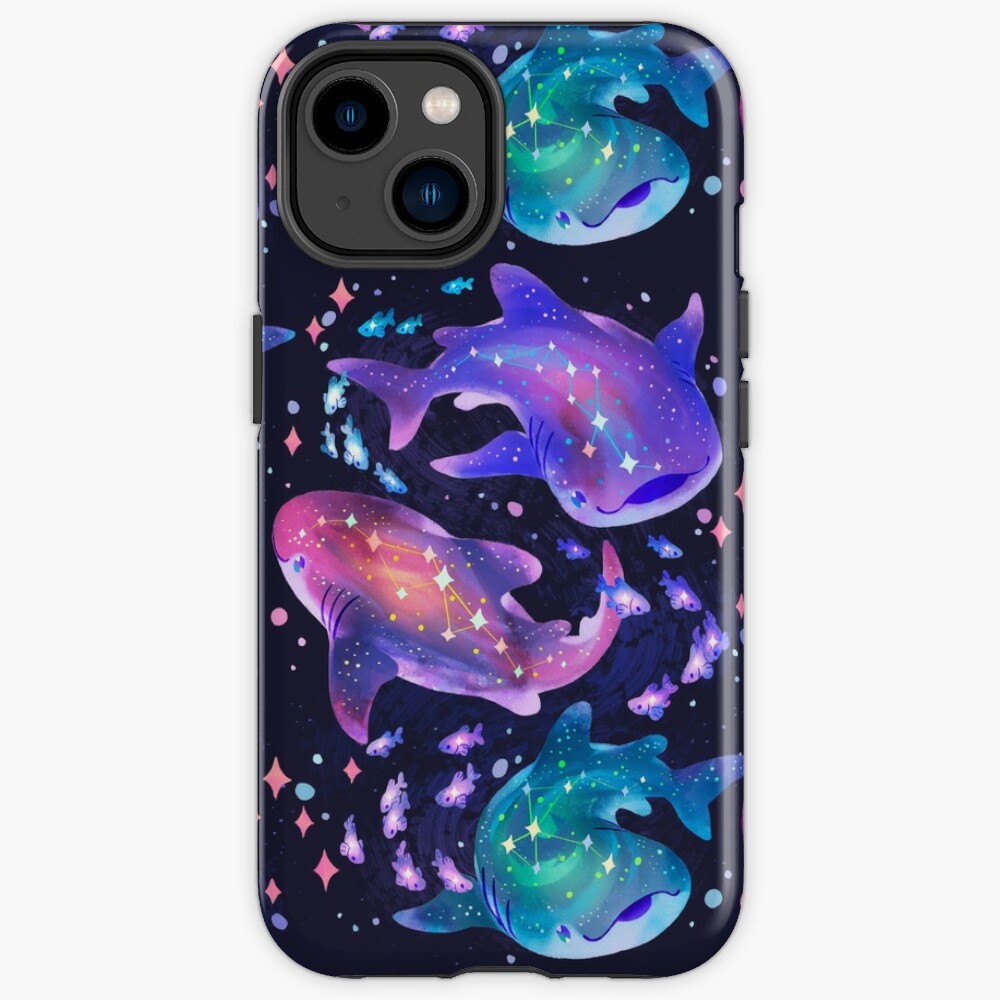 Discover Cosmic Whale Shark iPhone Case