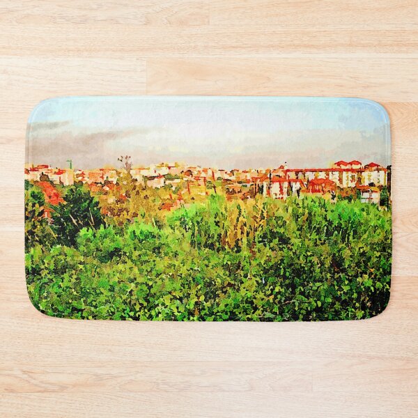 Item preview, Catanzaro: green and buildings designed and sold by Giuseppe Cocco.