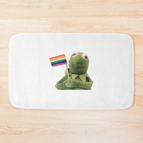 Item preview, pride flag kermit designed and sold by PascalesStuff.