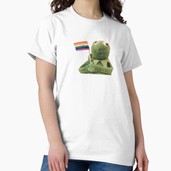 Vista previa del artículo con la obra «bandera del orgullo kermit», diseñado y vendido por PascalesStuff.