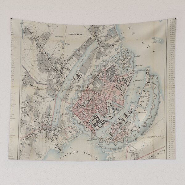 Item preview, Vintage Map of Copenhagen Denmark (1860) designed and sold by BravuraMedia.
