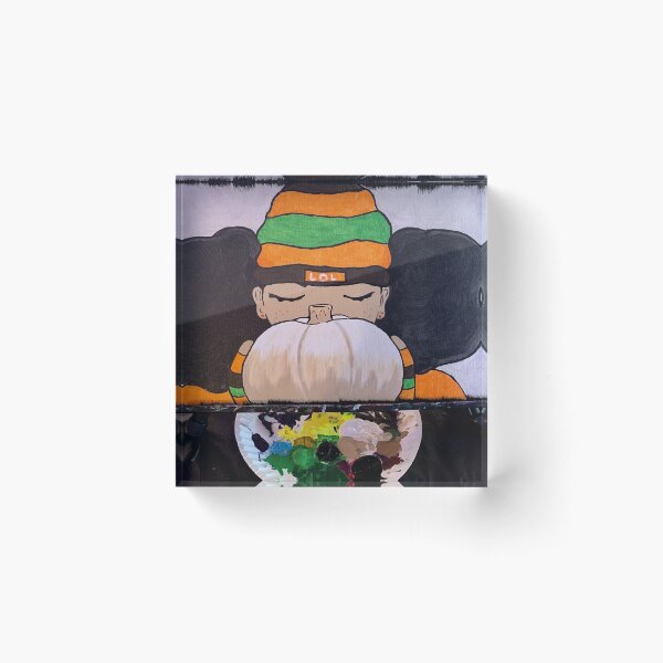 Ooh! Pretty Pumpkin Acrylic Block