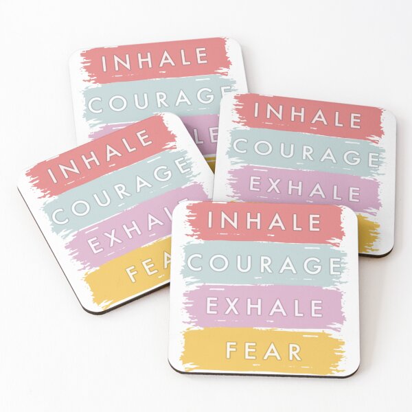 Item preview, Inhale courage, exhale fear designed and sold by Alexandra Renee.