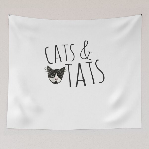 Item preview, Cats and Tats Cat Tattoo Lovers Cats & Tats designed and sold by VioletGD20.