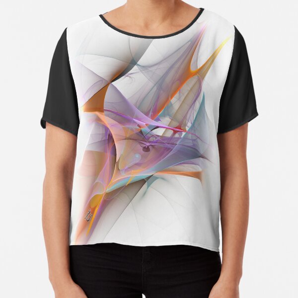 Entrelace 1 Top mousseline