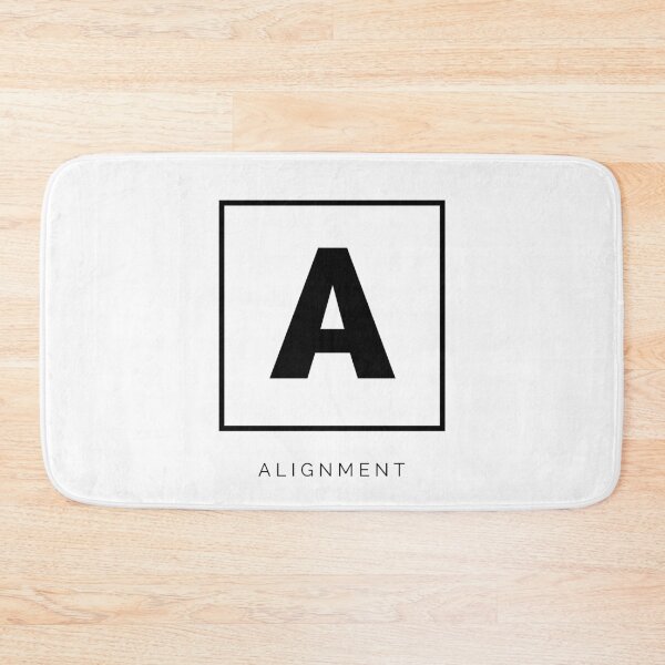 Item preview, ALIGNMENT - Black Font | Law of Attraction  designed and sold by RonVivero.
