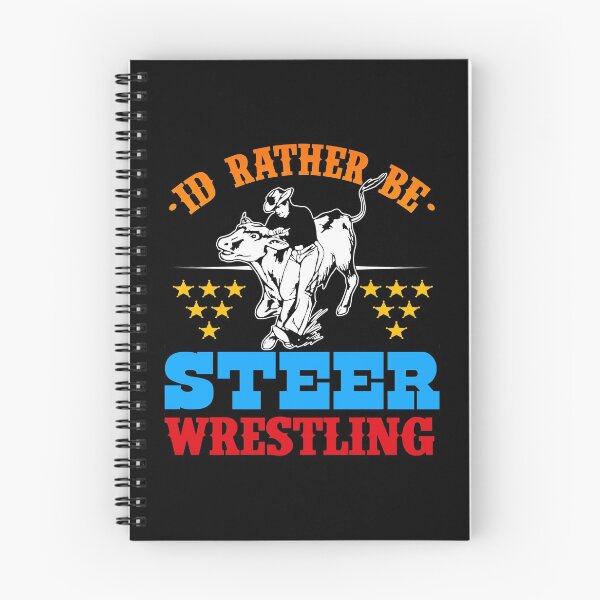 Item preview, Rodeo Cowboy Steer Wrestler Bulldogger designed and sold by Gold Wings Tees.