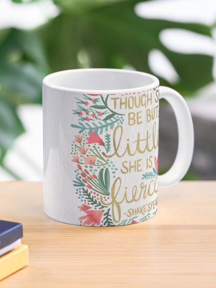 Little & Fierce Travel Coffee Mug for Sale by Cat Coquillette