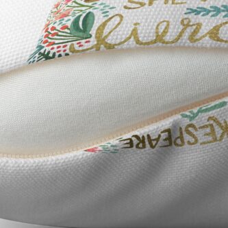 Alternate view of Little & Fierce Throw Pillow