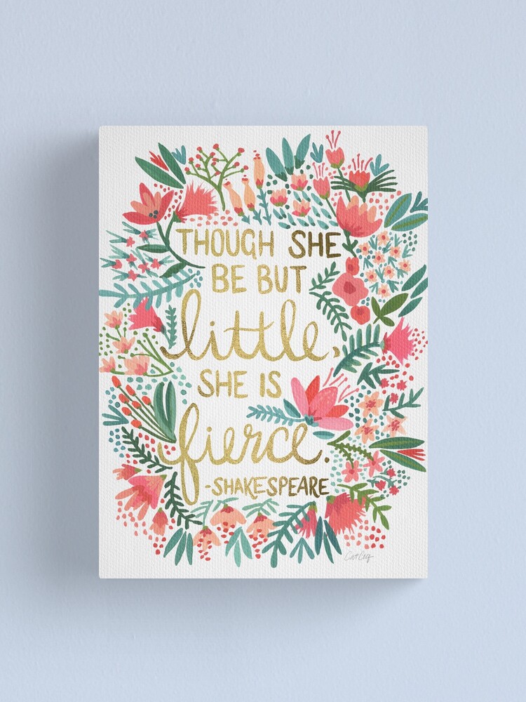 Alternate view of Little & Fierce Canvas Print