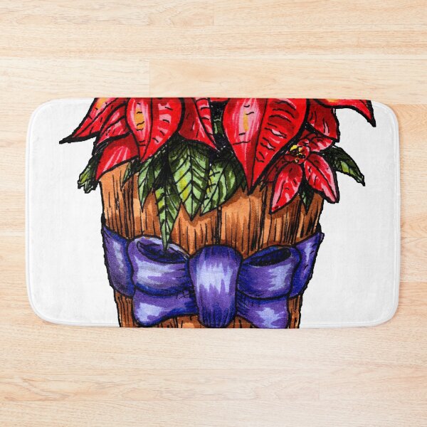 Item preview, Potted Poinsettia Plant designed and sold by JMJuretus.