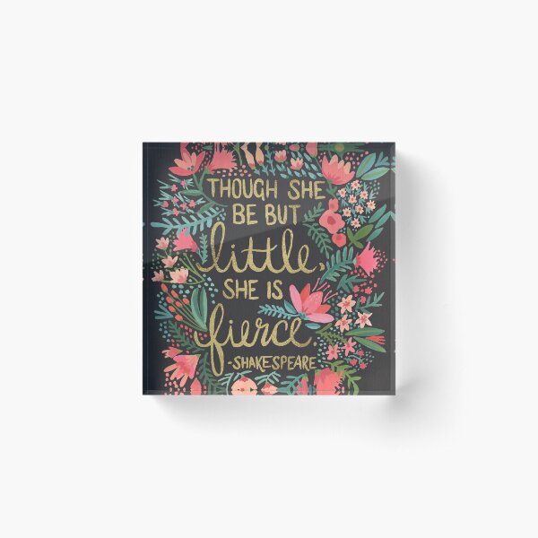 Aperçu de l'œuvre Little & Fierce sur le fusain créée et vendue par Cat Coquillette.