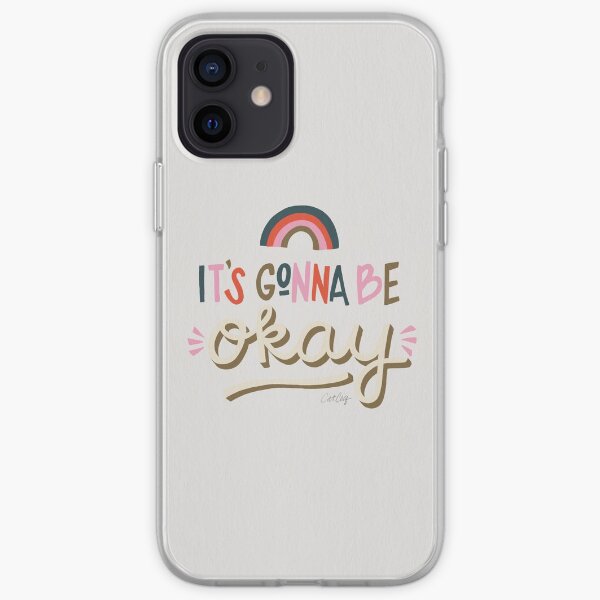It's Gonna Be Okay – Coral & Pink Palette iPhone Soft Case