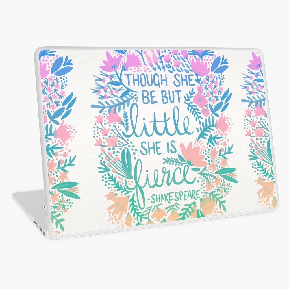 Little & Fierce – Lavender Mint Ombré Laptop Skin