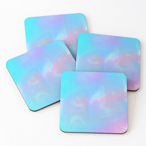 Item preview, Blue and pink cotton candy abstract  designed and sold by Megan1002.