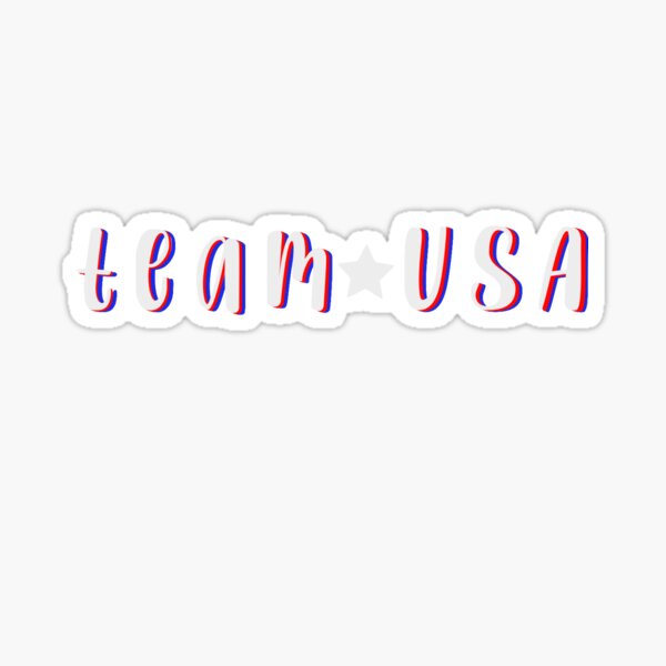 "team usa sticker" Sticker by jessicahom Redbubble
