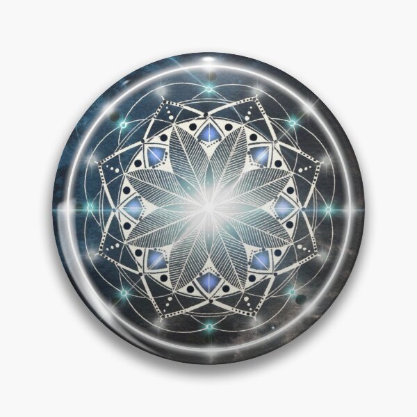 Item preview, Watercolor Deep Oceans Mandala designed and sold by alubner.