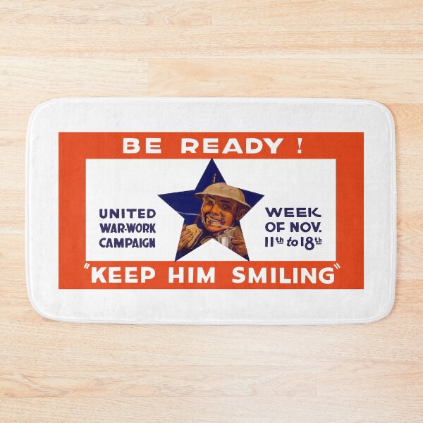 Item preview, Be Ready! Keep Him Smiling -- WWI designed and sold by warishellstore.