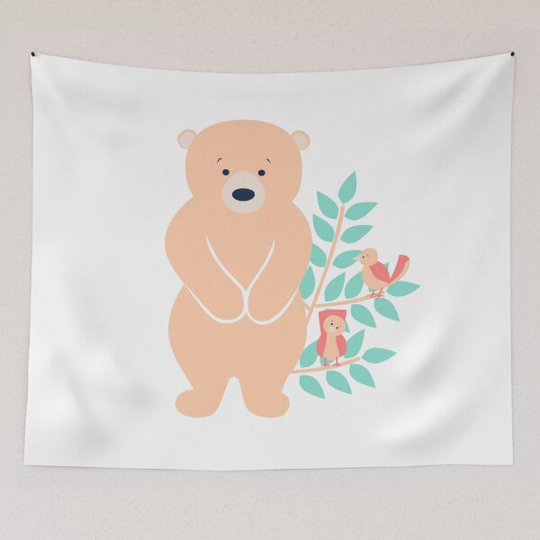 Item preview, Bear and Birds designed and sold by A2Gretchen.