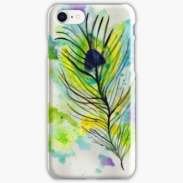 Peacock Feather iPhone Snap Case