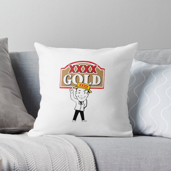 XXXX Gold Beer Throw Pillow