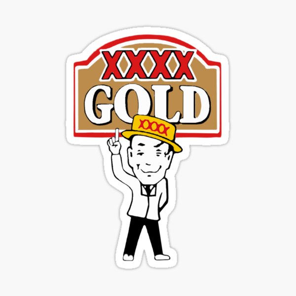 XXXX Gold Beer Sticker