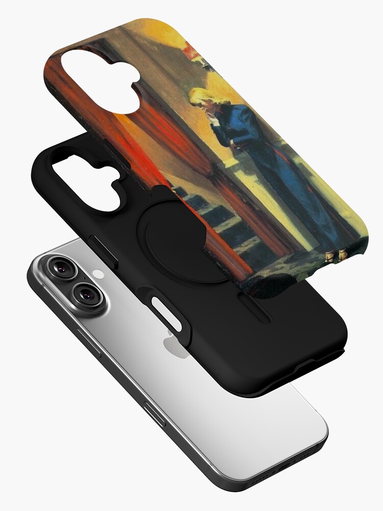 Thumbnail 2 of 4, iPhone Case, NEW YORK MOVIE - EDWARD HOPPER designed and sold by arthistoryfever.