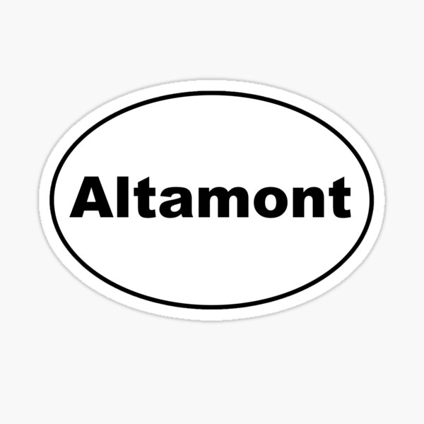 Altamont Sticker Sticker