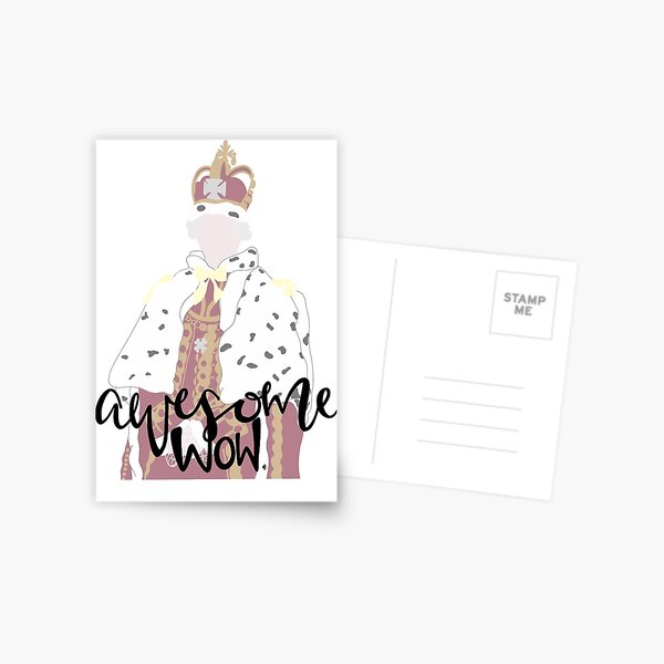 Item preview, King George: Awesome, Wow! designed and sold by Mary McDonald.