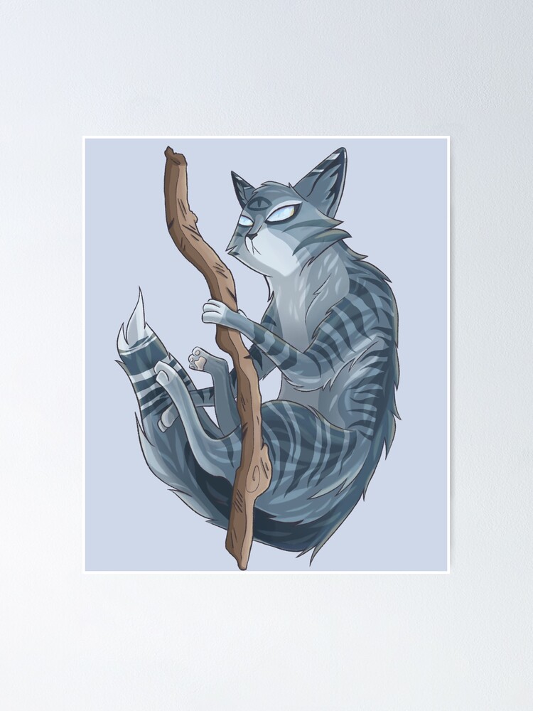 Jayfeather (Warrior Cats) Poster for Sale by Fudgebiskets