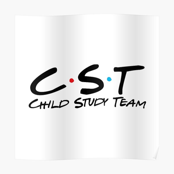 child-study-team-poster-for-sale-by-evystickersx-redbubble