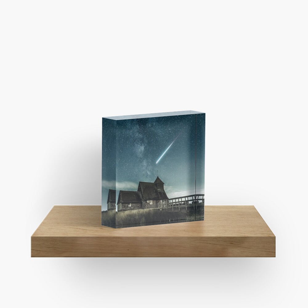 The stars and the blue sky Acrylic Block