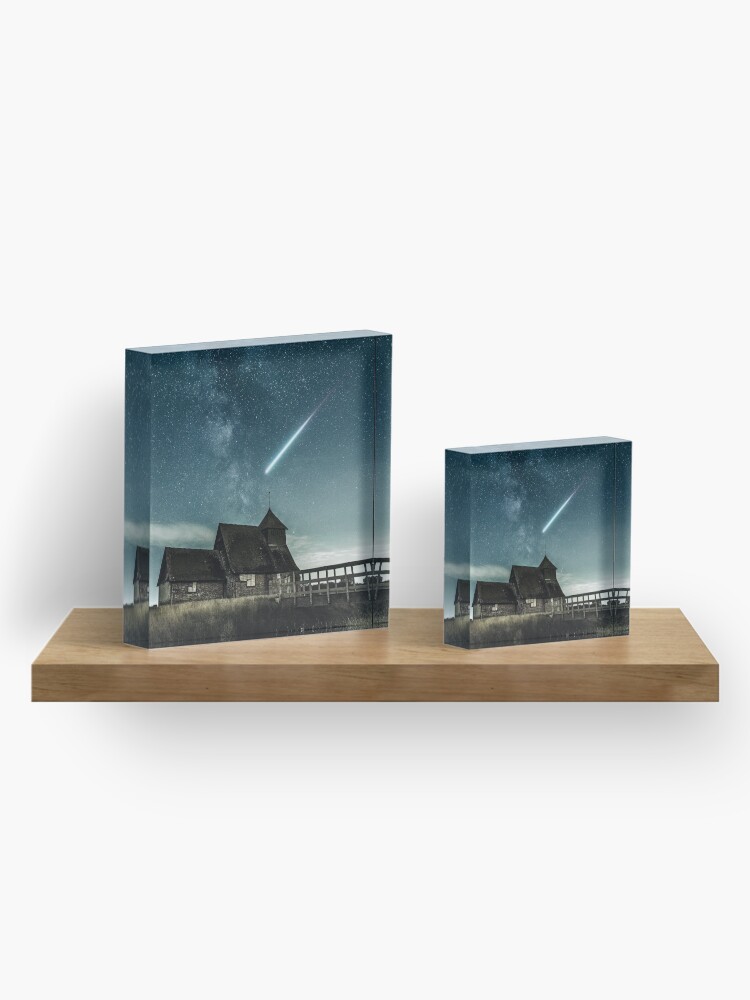 Alternate view of The stars and the blue sky Acrylic Block