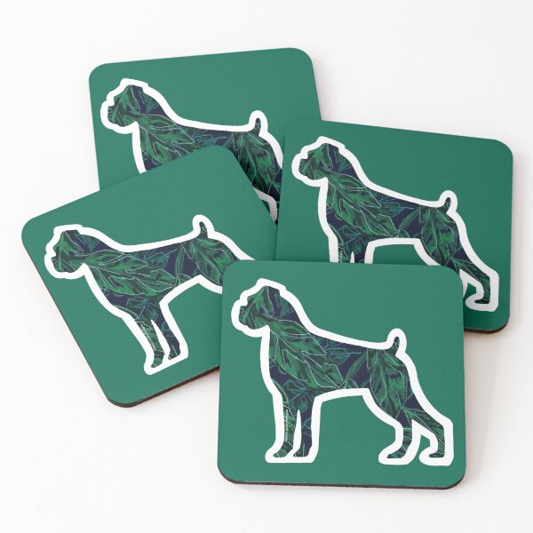 Item preview, Floral Boxer Dog Silhouette  designed and sold by designsbykeegan.