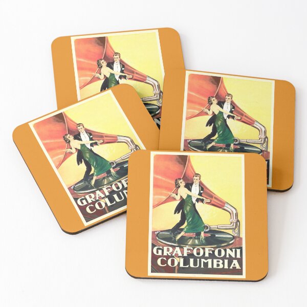 Item preview, Vintage Retro Design with Couple Dancing on Gramophone designed and sold by art-deco-lady.