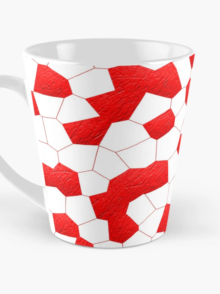 Thumbnail 3 of 4, Coffee Mug, Abstract Red Pattern  designed and sold by Corbitron.